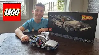 🔥 Brick to the Future: Epic LEGO DeLorean Time Machine Build! ⚡🕰️