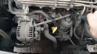 ЗАМЕНА СВЕЧЕЙ НАКАЛА В VW CADDY 2.0 SDI