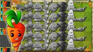 Pvz 2 Discovery - Intensive Carrot & All New Plants Vs All Zombies