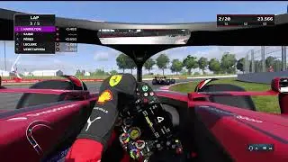 F1 2022 | My first completed race in cockpit view with no racing line!