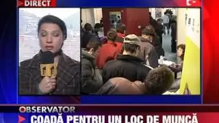 Bataie pentru locuri de munca la Brasov 22 MARTIE 2011