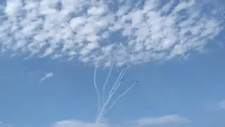 Blue Angel Fly Over 6 Jets