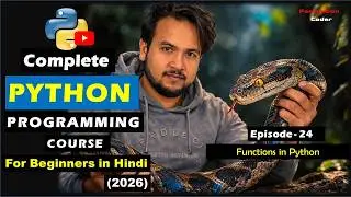 Functions in Python | Write Reusable Code | Python Tutorial -  Episode 24