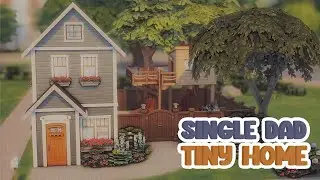 Single Dad Tiny Home ✨ Sims 4 Speed Build