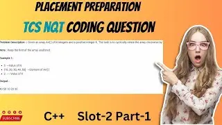 Crack the TCS NQT Coding Question in Slot 1 with C++