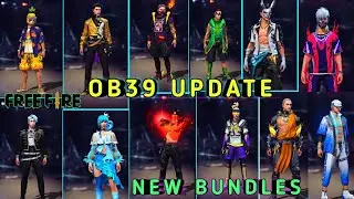FREE FIRE OB39 UPDATE ALL NEW BUNDLES 2023 | FF NEW EVO BUNDLES | NEW TREND BUNDLE REVIEW