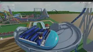 Cristiano Ronaldo visits my theme park and gets wet.