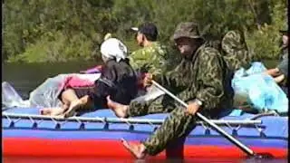 Сплав по реке Мана, Красноярский край год 2001.