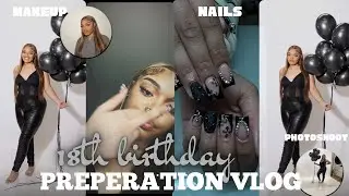 - GRWM For My Birthday + Photoshoot , Makeup , Hair , Nails , Lashes + more !