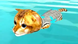 Симулятор Кота #17 Рыжий Маленький Котенок в Лесу в Cat Simulator Kitty Craft на пурумчата