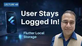Flutter SharedPreferences Login | Save User Login Data Permanently | Urdu- Hindi | Lecture 49