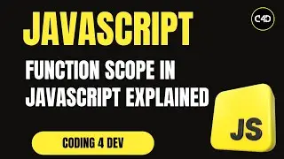 Function Scope in JavaScript Explained 🔍 | Local vs Global Variables (with Examples)