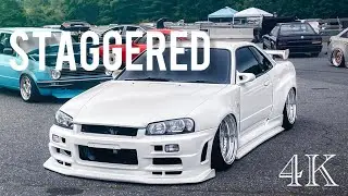 Stanced Cars, Drifting, and More! | Staggered Motorsports Festival | 4k | Lock City Drift |