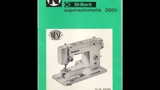 Manual Neckermann Brillant 2001 Nähmaschine Sewing machine Швейная машина Instruction