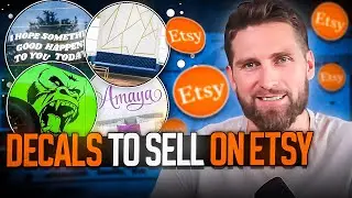 DECALS to Sell on Etsy - Product Research for Etsy sellers. If you sell on Etsy you NEED to watch
