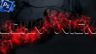 Photoshop Tutorial Texto com efeitos (John Wick)