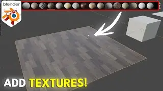 How to Add a Texture to an Object in Blender in 1 Minute!