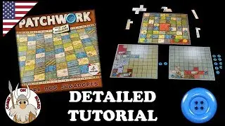 How to Play Patchwork | Detailed Tutorial (ENGLISH) | Board Game | Games On Board