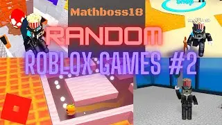 RANDOM ROBLOX GAMES #2: Pac-Blox to Build a boat!