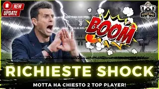 RICHIESTA SHOCK! Motta vuole due Top Player!