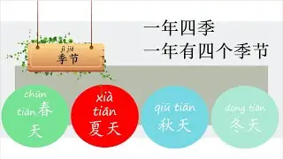 线上实景课堂|online lesson|how to say 4 season in Chinese|How to describe 4 season|五感教学法聊四季