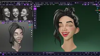How I Sculpt Characters in Blender (Practice Timelapse | A Smile)