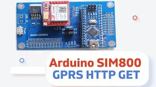 Arduino SIM800 GPRS HTTP GET интернет