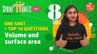 Volume And Surface Area In One Shot & Menti Quiz 🤩| Class 8 Maths Revision 🔥| Sana Ma’am | Pirates