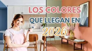 Colores que serán tendencia en decoración 2026 🏠 tonos cálidos, elegantes y modernos ✨​
