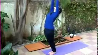 Yoga sun salutation