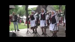 Występ Zespołu Słowianki z Bierkowic w Skansenie Pstrążna 10 lipca 2022 rok