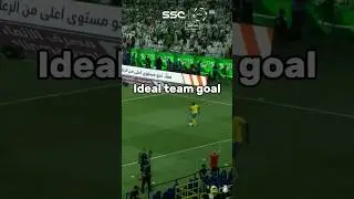 ideal team work in football  