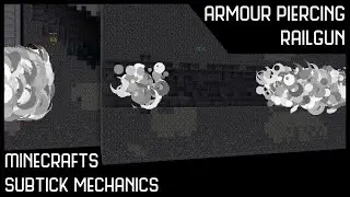 TnT Railgun Using Minecraft's Quantum Mechanics