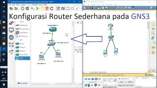 Konfigurasi Router Sederhana pada GNS3 (Membuat Jaringan Sederhana)