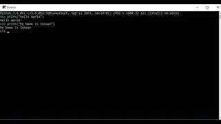 Print "HELLO WORLD" in Python