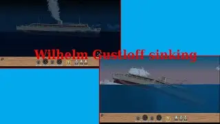 Floating Sandbox. Wilhelm Gustloff sinking, and sinking like Titanic / Гибель Вильгельма Густлоффа