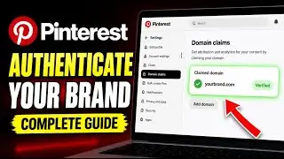 How to authenticate your brand on Pinterest with verified domain - Complete Guide