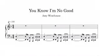 Amy Winehouse - You Know I'm No Good Sheet Music