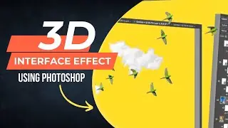 Photoshop Tutorial | How to Create 3D Interface Effect using Photoshop | EditHub HQ