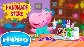 Hippo 🌼 Coloring for kids 🌼 Handmade and DIY 🌼 Teaser