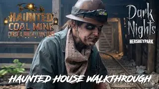 Hersheypark Dark Nights 2024 HAUNTED COAL MINE: CURSE OF THE TOMMYKNOCKERS Haunted House Walkthrough