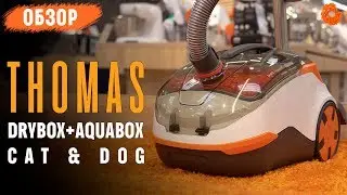 Обзор THOMAS DryBOX+AquaBOX Cat & Dog - пылесоса с ДВУМЯ пылесборниками
