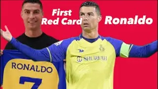 Ronaldo First Red Card in Al-Nassr Club.  #ronaldo #Al-Nassr