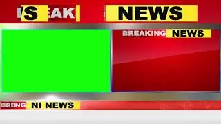 Animated Breaking News green screen 1080