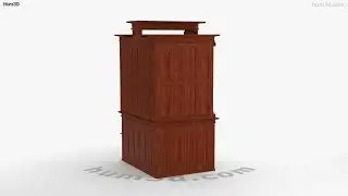 Church Organ 3D model by 3DModels.org