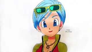 Como Dibujar a Bulma |   How To Draw Bulma | Dragon Ball Super Broly La Película | ALEX STAR
