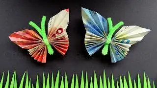 Geldscheine falten Schmetterling 🦋
