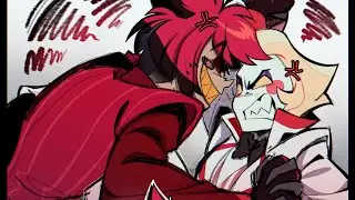 Alastor and Lucifer's INTENSE RIVALRY!! (Hazbin Hotel Comic Dub)