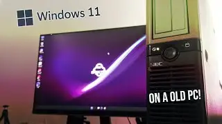 Installing Windows 11 on a NEC Old PC with 1GB of Ram 😅 (2006 - PC)