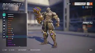 2nd Hidden easter egg in Doomfist skin selection